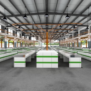 现代菜市场3D模型下载